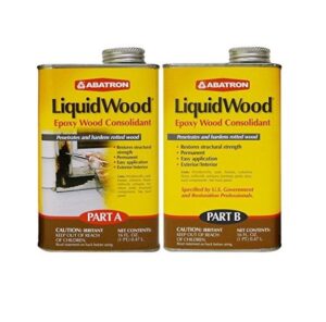 Abatron | LiquidWood historic wood hardener epoxy 2-Pint Kit – Conspec