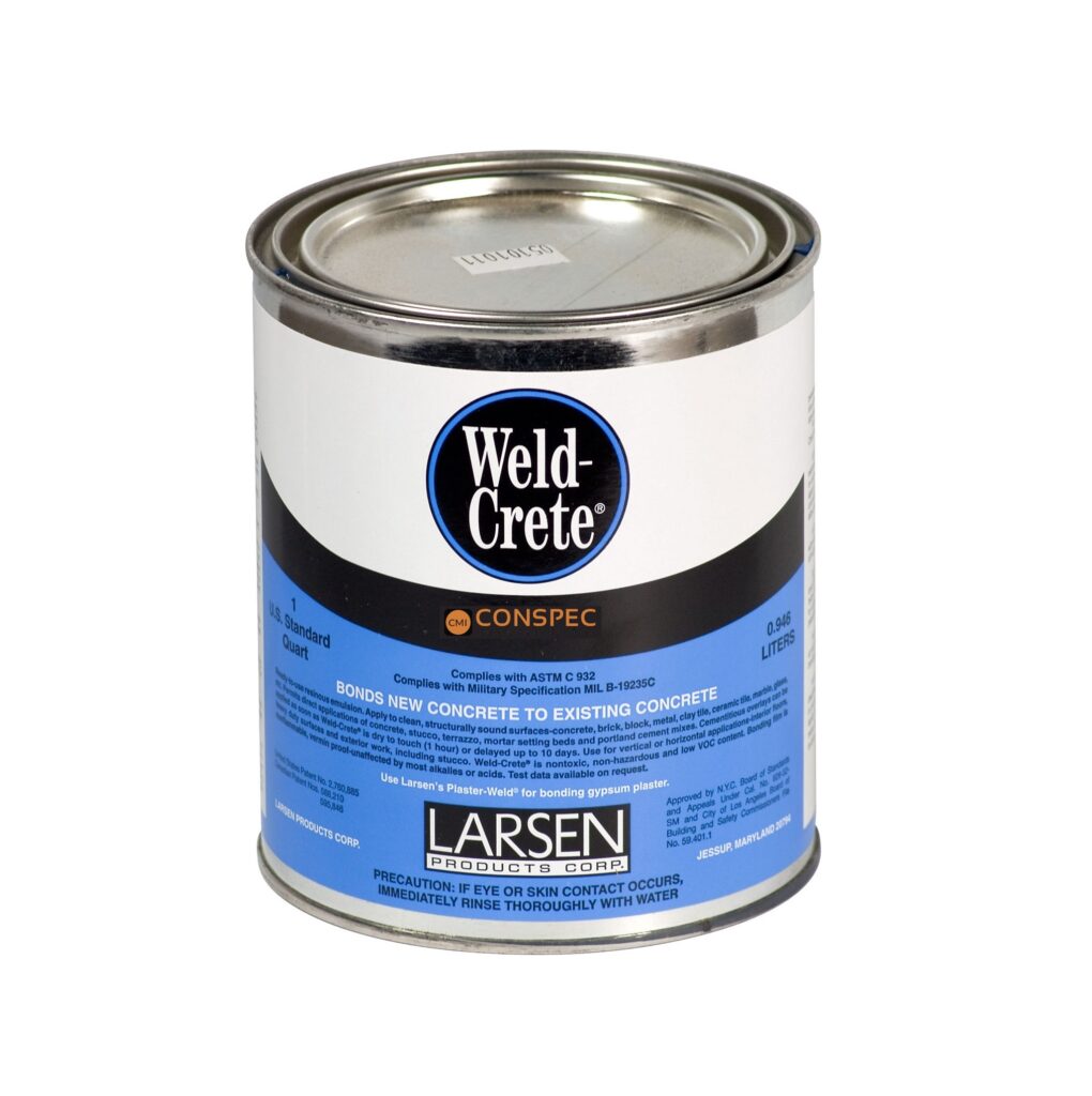 thumbnail image 2 of Larsen Products Corp 22000 Weld-Crete Concrete Bonding Agent ~ Gallon - Holbrook, NY - GTS 2 of 9