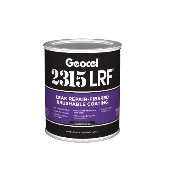 Geocel 2315-LRF Brushable Instant Roof Leak Repair Coating 1-Quart