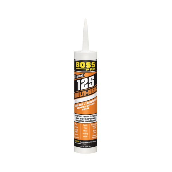 BOSS - 125 Multi-Seal Construction & Roofing Sealant 10-oz Tube