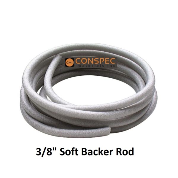 Backer Rod Closed cell, 3/8"-in x 25' ft Gray SBR