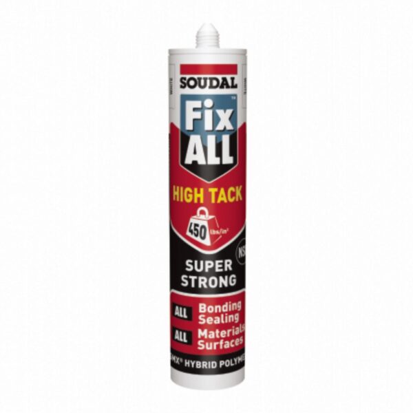 Soudal - Fix ALL High Tack Bonding & Sealing Construction Adhesive Sealant 10-oz Tube