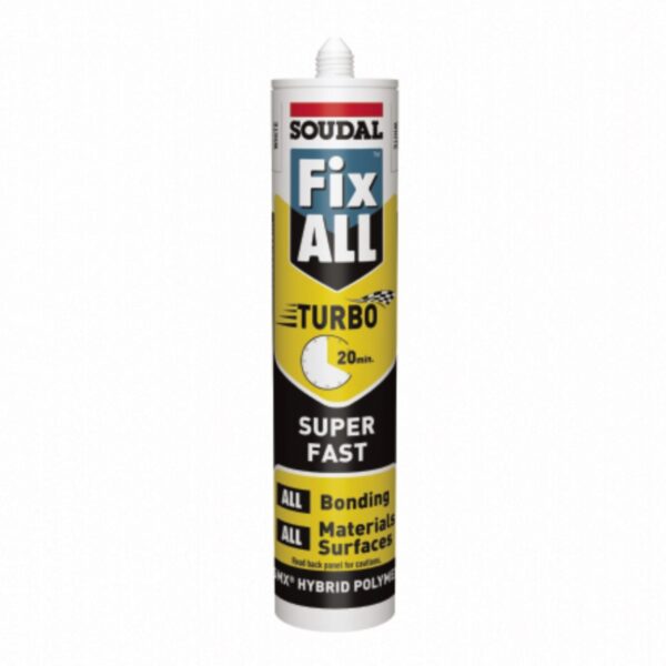Soudal - Fix ALL Turbo 20-Minute Bonding & Sealing Construction Adhesive Sealant 10-oz Tube (Copy)